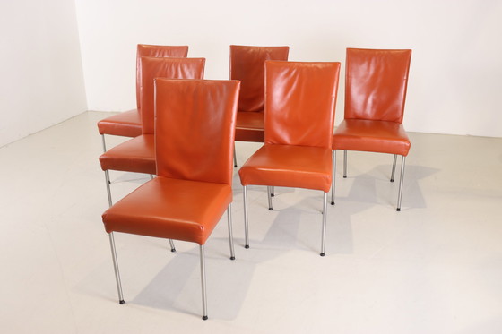 Image 1 of 6x Bert plantagie dining room chairs