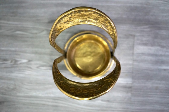 Image 1 of  Porte-parapluies Vintage Regency allemand doré, années 1970