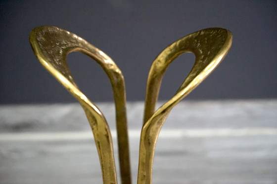 Image 1 of  Porte-parapluies Vintage Regency allemand doré, années 1970