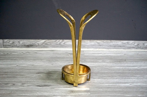 Image 1 of  Portaombrelli Regency dorato tedesco d'epoca, anni '70