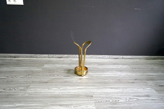 Image 1 of  Portaombrelli Regency dorato tedesco d'epoca, anni '70