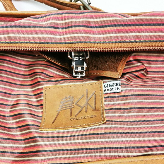 Image 1 of Borsa da viaggio vintage in pelle, Colombia anni '70