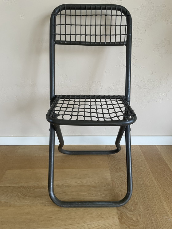 Image 1 of 4x Military Folding Chairs, Metal