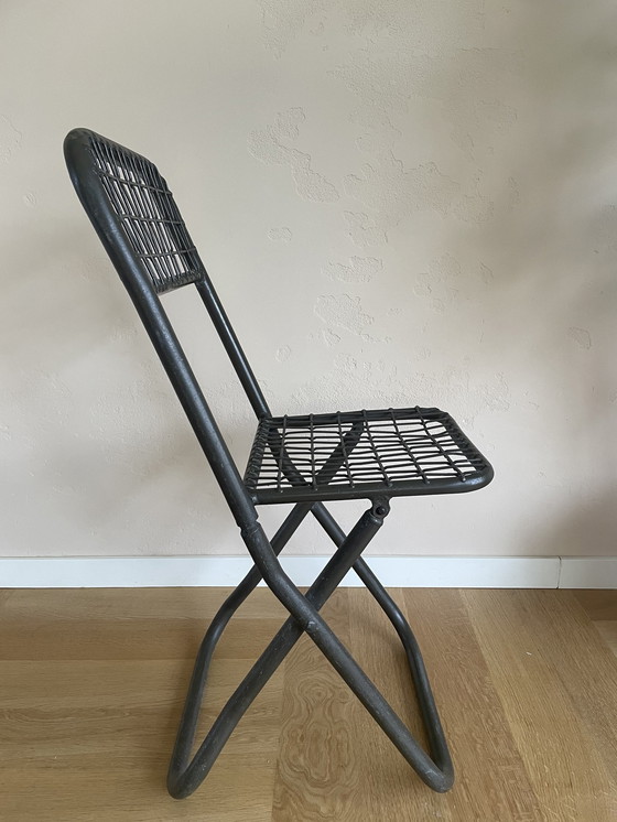 Image 1 of 4x Military Folding Chairs, Metal