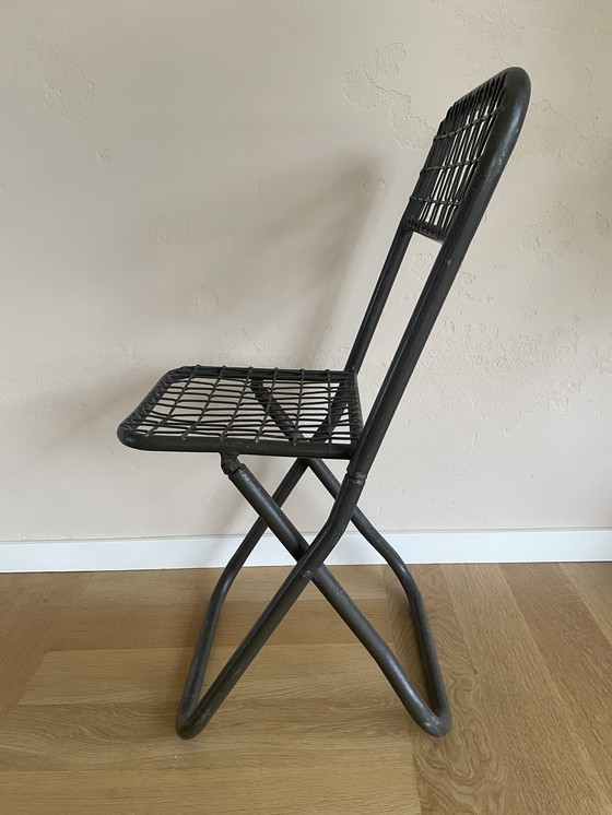 Image 1 of 4x Military Folding Chairs, Metal