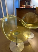 Kartell Eros Chair By Starck, 2 Chairs