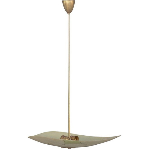 Mid-century German glass pendant lamp, 1950s