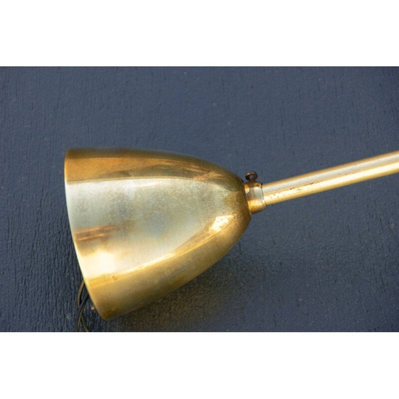 Image 1 of Lampada a sospensione in vetro tedesca di metà secolo, anni '50