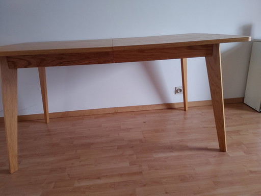 Oak Dining Table, Extendable