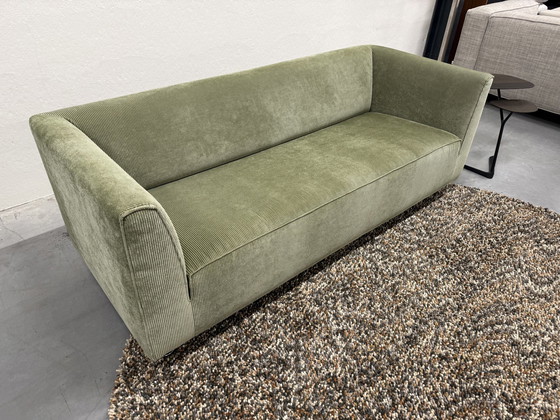 Image 1 of Gelderland 4800 Sofa 2.5 Seater Xl Rib Fabric Green