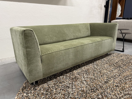 Image 1 of Gelderland 4800 Sofa 2.5 Seater Xl Rib Fabric Green