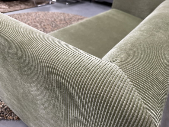 Image 1 of Gelderland 4800 Sofa 2.5 Seater Xl Rib Fabric Green