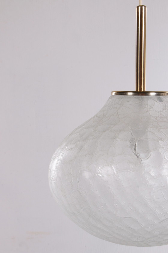 Image 1 of Doria Leuchten very rare glass pendant lamp, 1960, Germany