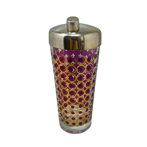 1960s Gorgeous American Cocktail Shaker. Fabriqué aux Etats-Unis.