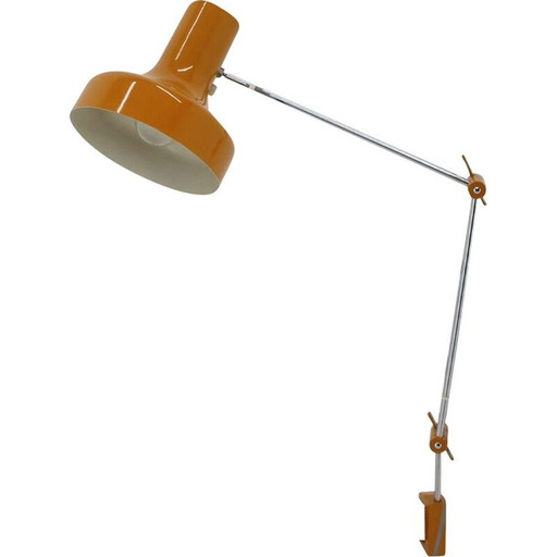 Lampada da tavolo vintage regolabile in metallo laccato di Napako, Cecoslovacchia 1970