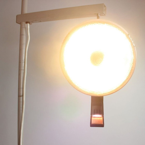 Image 1 of Lampada da terra vintage in metallo da dottore, Cecoslovacchia, anni '50