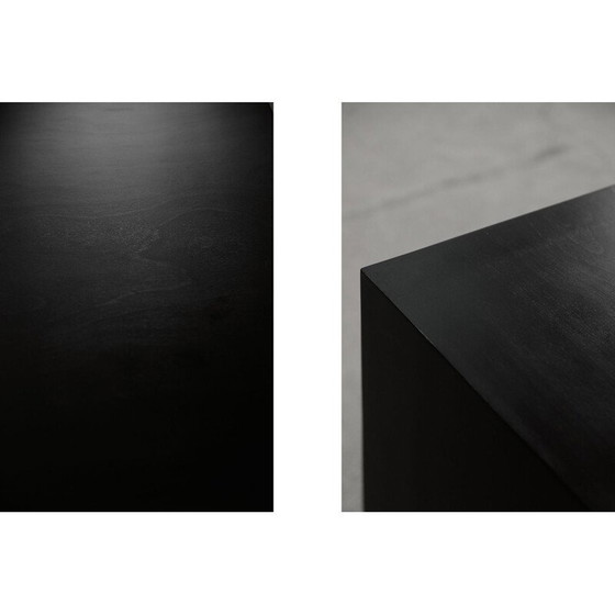 Image 1 of Credenza vintage scandinava in acero nero, 1960