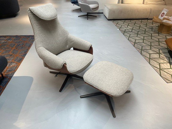 Image 1 of Leolux Cream Armchair Showroom Model