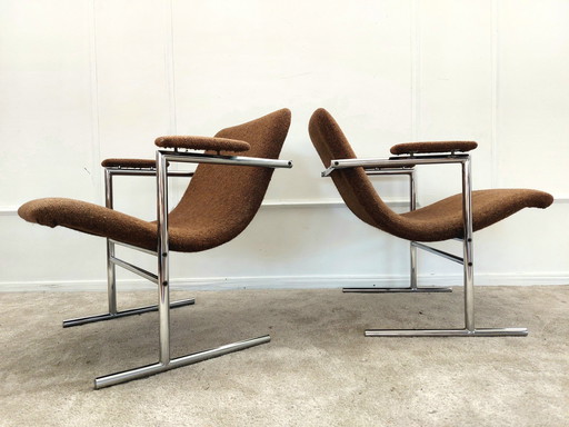 Pair Of Oslo Armchairs By Rudi Verelst For Novalux