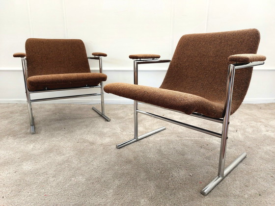 Image 1 of Pair Of Oslo Armchairs By Rudi Verelst For Novalux