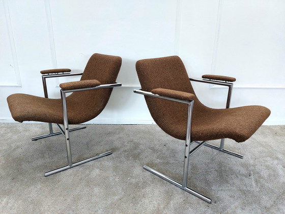 Image 1 of Pair Of Oslo Armchairs By Rudi Verelst For Novalux