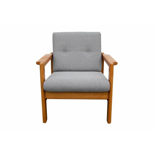 Vintage armchair in lightgrey, 1970s