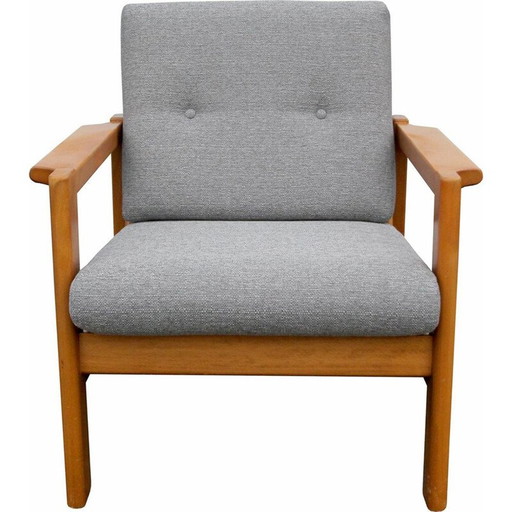 Vintage armchair in lightgrey, 1970s