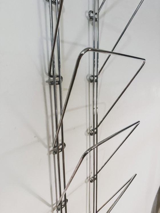 Image 1 of Porte-revues vintage chromé