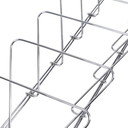 Chrome vintage magazine rack