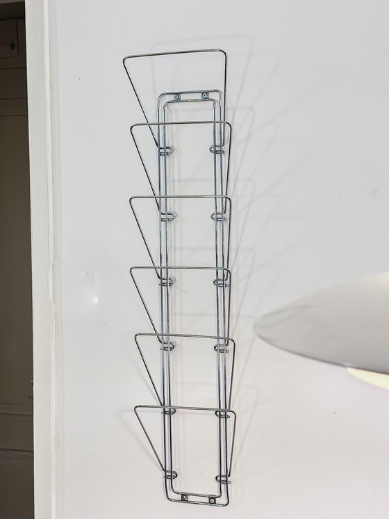 Image 1 of Porte-revues vintage chromé