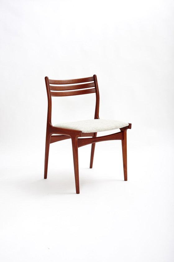 Image 1 of 4x Uldum Møbelfabrik Model U20 Dining Chairs