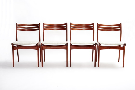 Image 1 of 4x Uldum Møbelfabrik Model U20 Dining Chairs