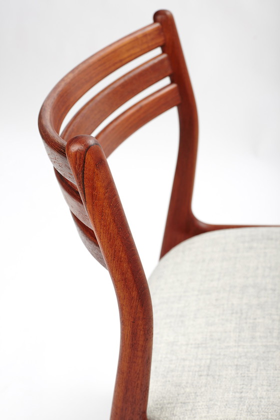 Image 1 of 4x Uldum Møbelfabrik Model U20 Dining Chairs