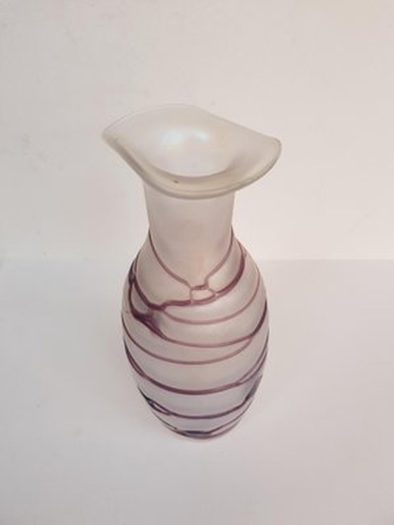 Image 1 of Bohemian Hand Blown Vase By Freiherr Poschinger, 1920S