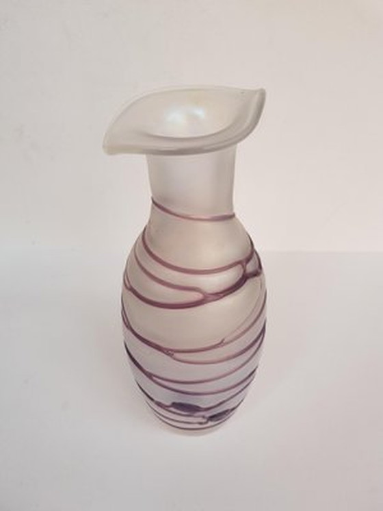 Image 1 of Bohemian Hand Blown Vase By Freiherr Poschinger, 1920S