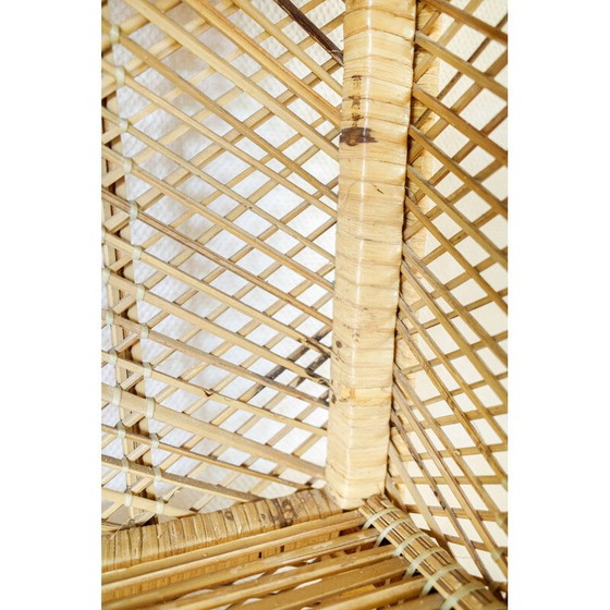 Image 1 of Scaffale vintage in vimini a 4 ripiani, 1970