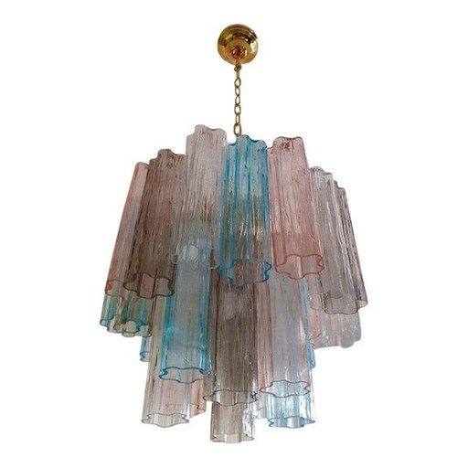Contemporary Murano Glass Sputnik Chandelier Multicolors, Mazzega Style