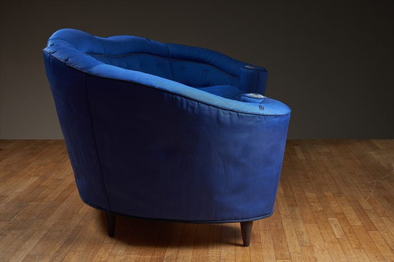 Image 1 of Divano arrotondato vintage anni '50