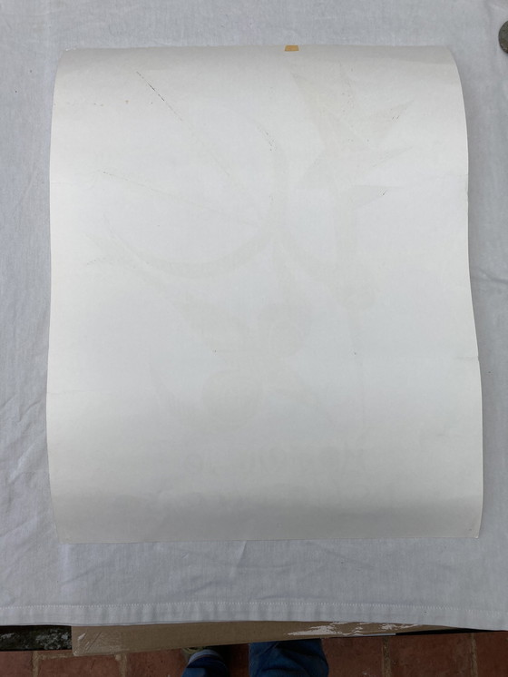 Image 1 of 2 Poster d'epoca, mostra, omaggio a Pablo Picasso