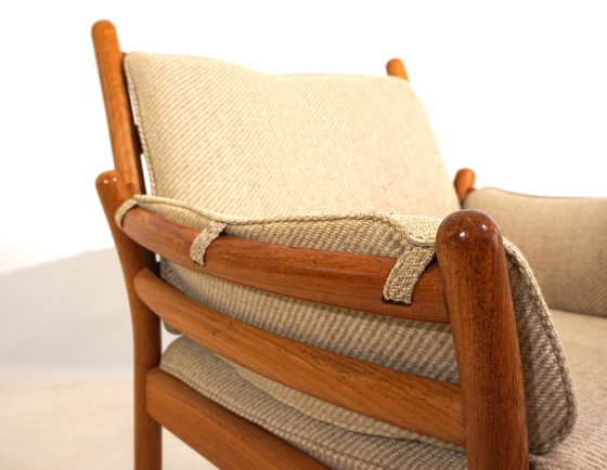 Image 1 of Silkeborg Genius teak armchair by Illum Wikkelso