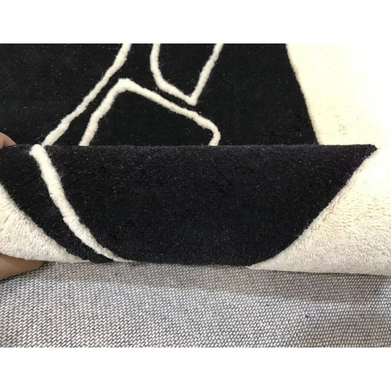 Image 1 of Rectangular vintage wool rug
