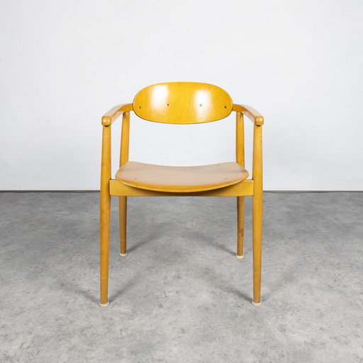 Mid Century Bentwood Chair By Antonín Šuman For Ton