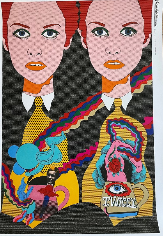 ED200 200枚限定 ART POSTER Keiichi Tanaami Keiichi Tanaami (1936-2024), Untitled, Copyright Keiichi