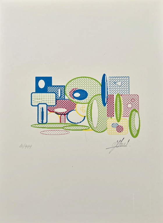 Image 1 of Screenprint Jacky Sorel