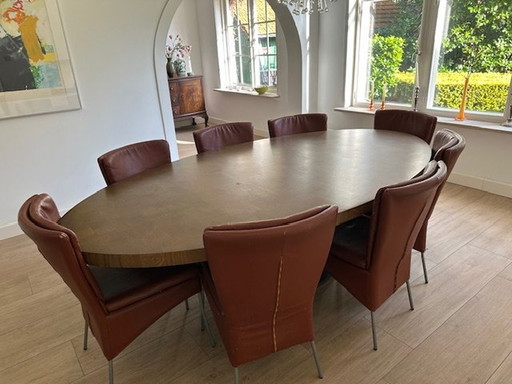 Due to Merger Orders 10 Dining Chairs in Good Condition - Lovely Chairs with Excellent Seating for Long Dining