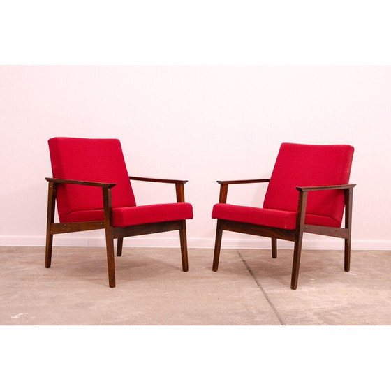 Image 1 of Pair of vintage armchairs by Jaroslav Šmídek for Ton, Czechoslovakia 1970