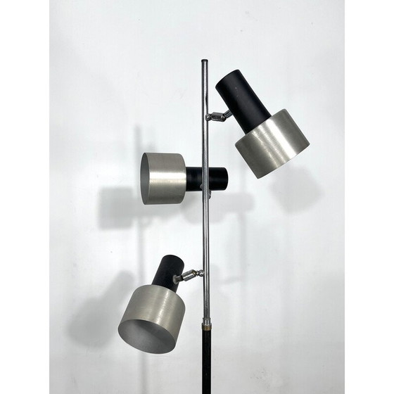 Image 1 of Mid-century marble and metal three arms floor lamp, Italy 1960s