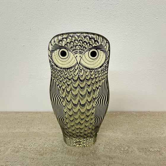 Image 1 of Abraham Palatnik Op Art lucite owl , Brazil 1970s