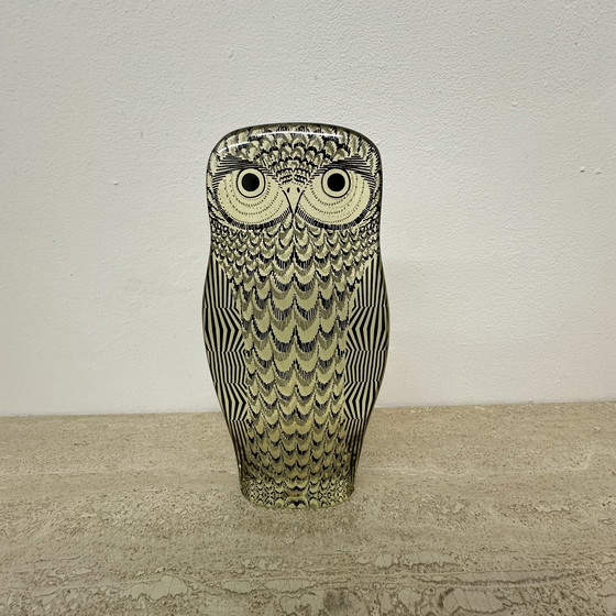 Image 1 of Abraham Palatnik Op Art lucite owl , Brazil 1970s