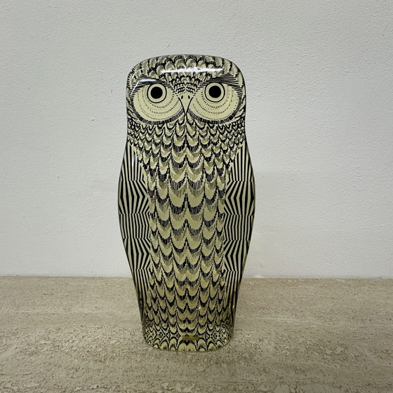 Image 1 of Abraham Palatnik Op Art lucite owl , Brazil 1970s